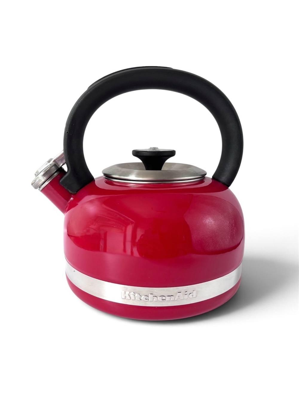 KitchenAid 2.0-Quart Whistling Tea Kettle in Empire Red